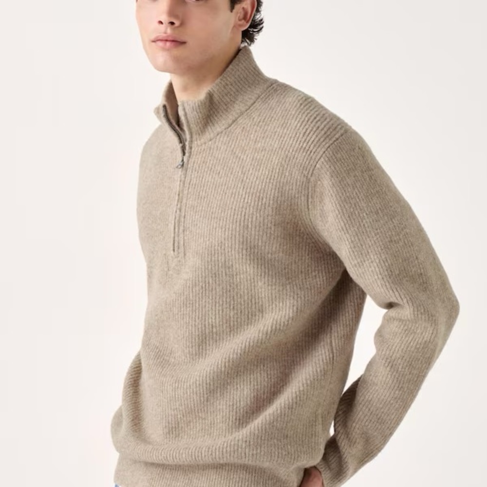 Souffle Yarn Sweater | Half Zip | Never Worn